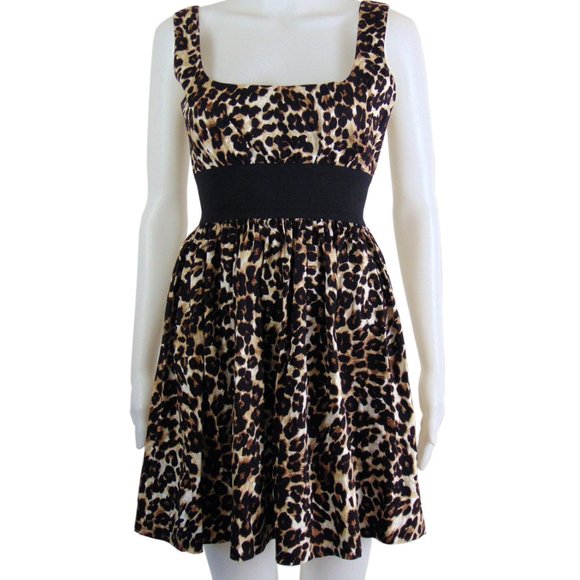NEW! Necessary Objects Animal Print Dress Size S - Picture 1 of 2